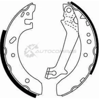 Барабанные тормозные колодки, комплект TRW gs8607 3PF5 R 3322936304074 1530684 - Изображение 2