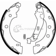 Барабанные тормозные колодки, комплект TRW V3FRD 3P 3322936304500 1530716 gs8650 - Изображение 2