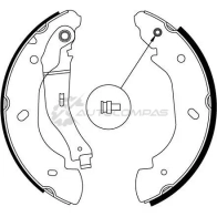 Барабанные тормозные колодки, комплект TRW 1530749 gs8689 J CDY6T 3322936304890 - Изображение 2