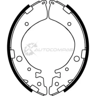 Барабанные тормозные колодки, комплект TRW 3322937514311 1530762 Z FMLBV gs8704 - Изображение 2
