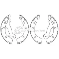 Барабанные тормозные колодки, комплект TRW 6LQY B 1530790 gs8737 3322937513390 - Изображение 2