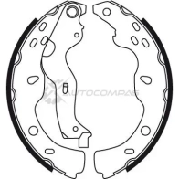 Барабанные тормозные колодки, комплект TRW gs8743 1530795 M76 BJ 3322937513567 - Изображение 2
