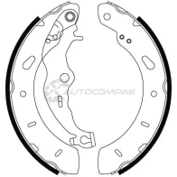 Барабанные тормозные колодки, комплект TRW DFZOTN B 1530850 gs8806 3322938188269 - Изображение 2
