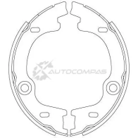 Барабанные тормозные колодки, комплект TRW 3322938266875 gs8807 GO LTAB1 1530851 - Изображение 2