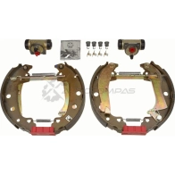 Барабанные тормозные колодки, комплект TRW O 5F1X 3322936600503 1530927 gsk1140