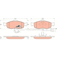 Тормозные колодки, комплект TRW 21396 21 395 Ford Mondeo 1 (FD) 1993 – 1996 gdb1108