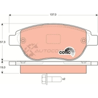 Тормозные колодки, комплект TRW 236 00 gdb1464 TMAV0K 1528013 - Изображение 2