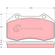 Тормозные колодки, комплект TRW 1528190 gdb1606 2 4162 FDM60
