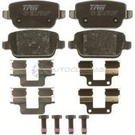 Тормозные колодки, комплект TRW gdb1709 YZCQL2N 245 37 1528321 - Изображение 2
