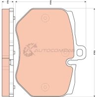 Тормозные колодки, комплект TRW N1Q9 191 3322938023959 Audi A6 (C6) 3 Седан 5.0 Rs6 Quattro 580 л.с. 2008 – 2010 gdb1848