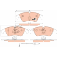 Тормозные колодки, комплект TRW Audi A4 (B8) 4 Универсал 3.0 Tdi Quattro 245 л.с. 2011 – 2015 24408 2431 0 gdb1916