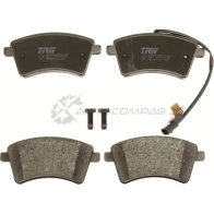 Тормозные колодки, комплект TRW 25291 24 693 1528580 gdb1941 - Изображение 2