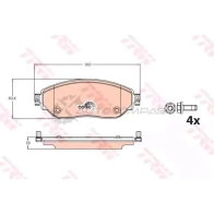 Тормозные колодки, комплект TRW 1528715 VM62HR 2208 7 gdb2096 - Изображение 3