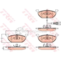 Тормозные колодки, комплект TRW 23 130 gdb2108 23131 1528727 - Изображение 2