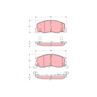Тормозные колодки дисковые, комплект TRW GDB3157AT Toyota Previa (XR10, XR20) 1 Минивэн 2.4 (TCR11. TCR10) 132 л.с. 1990 – 2000 OKI 9UZ