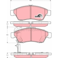 Тормозные колодки, комплект TRW 24034 Suzuki Liana (ER, RH) 1 Седан 1.6 4WD (RH 416) 103 л.с. 2002 – 2024 2381 7 gdb3290