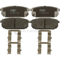 Тормозные колодки, комплект TRW 24 058 1529072 5VE28 gdb3344 - Изображение 2