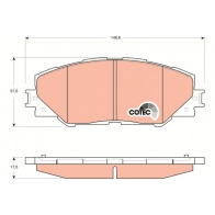 Тормозные колодки дисковые, комплект TRW Toyota Prius Plus IL8ME OZ GDB3424AT