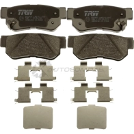 Тормозные колодки, комплект TRW 1529166 gdb3432 23544 2 3543 - Изображение 2