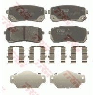 Тормозные колодки дисковые, комплект TRW C1E WF 1439901492 GDB3449AT - Изображение 2