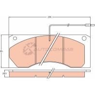 Тормозные колодки, комплект TRW 290 44 29130 gdb5066 Peugeot 207 1 (WA, WC, PF1) Хэтчбек 1.4 Bioflex 82 л.с. 2008 – 2025