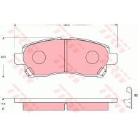 Тормозные колодки дисковые, комплект TRW Toyota Rush (F700) 1 2006 – 2016 D MYFQ GDB7656 3322937290406