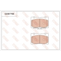 Тормозные колодки дисковые, комплект TRW GDB7766 DD4L C 1216937253