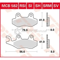 Тормозные колодки, комплект TRW YYU5B QU 1423468206 3322937091089 mcb582si
