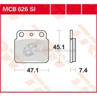 Тормозные колодки, комплект TRW mcb626si 1423466585 3322937392070 6DF WL