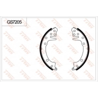 Барабанные колодки TRW 1216946111 GS7205 E6 VS8