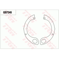 Барабанные колодки TRW 2FQQ EJD 1423470595 GS7245 3322937311125
