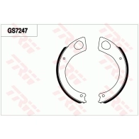 Барабанные колодки TRW 3322937311149 1423470596 GS7247 89 9QF75