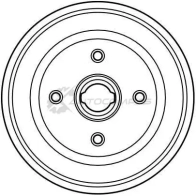 Тормозной барабан TRW db4006 1522788 3322937074945 SS9 M2I - Изображение 2