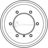 Тормозной барабан TRW 3322937074976 3MOF BP 1522791 db4012 - Изображение 2