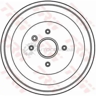 Тормозной барабан TRW FFL VG db4025 3322937075102 1522804 - Изображение 1