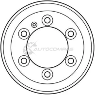 Тормозной барабан TRW 3322937075225 DE DCI 1522821 db4042 - Изображение 2