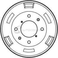 Тормозной барабан TRW 3322937075287 1522828 IL KBW db4050 - Изображение 2