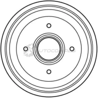 Тормозной барабан TRW db4067 BGXW U 3322937075416 1522842 - Изображение 2
