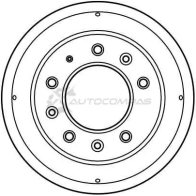 Тормозной барабан TRW 3322937075508 1522851 U0D1 T db4078 - Изображение 2