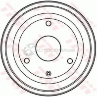 Тормозной барабан TRW db4079 P ELMPVZ 3322937075515 1522852 - Изображение 1