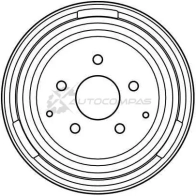 Тормозной барабан TRW db4080 3322937075522 Q TWYHU 1522853 - Изображение 2