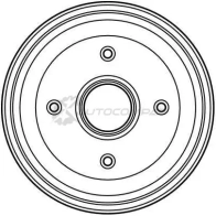 Тормозной барабан TRW YD 0CL 1522867 db4090 3322937075614 - Изображение 2