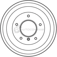 Тормозной барабан TRW db4108 2 5RFV 1522879 3322937075706 - Изображение 2