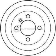 Тормозной барабан TRW 3322937075768 db4117 ZVJG DS 1522886 - Изображение 2