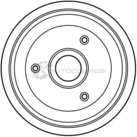 Тормозной барабан TRW db4129 3322937075867 L1 3CS 1522904 - Изображение 2