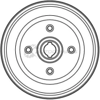 Тормозной барабан TRW 1522909 3322937075904 db4134 9GRR OU - Изображение 2