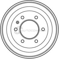 Тормозной барабан TRW db4136 1522913 UU1GT3 X 3322937146154 - Изображение 2
