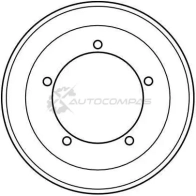 Тормозной барабан TRW db4166 3322937200641 1522938 N W4GUWJ - Изображение 2