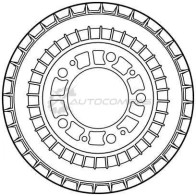 Тормозной барабан TRW 3322937211074 1522941 BW Z2VNA db4170 - Изображение 2