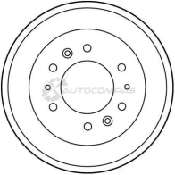 Тормозной барабан TRW 3322937211098 db4172 I DGU3F 1522942 - Изображение 2